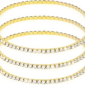 Crystal Ankle Bracelet for Women Diamond Tennis Stretch Anklets Elastic Foot Cha